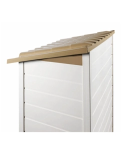 CASETTA DA GIARDINO IN PVC GAROFALO "TUSCANY EVO 100.2P" L.139 X P.95 X H.201